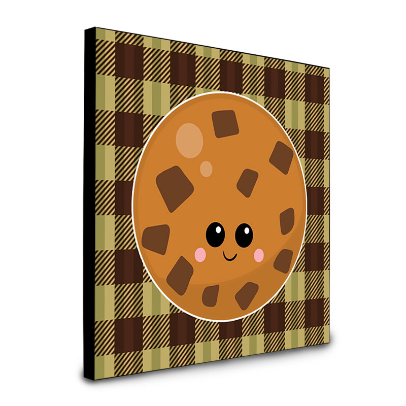 Panneau mural « cookie face art » Gateau