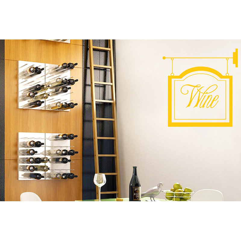 Abstract Wall Decal, Dark Yellow
