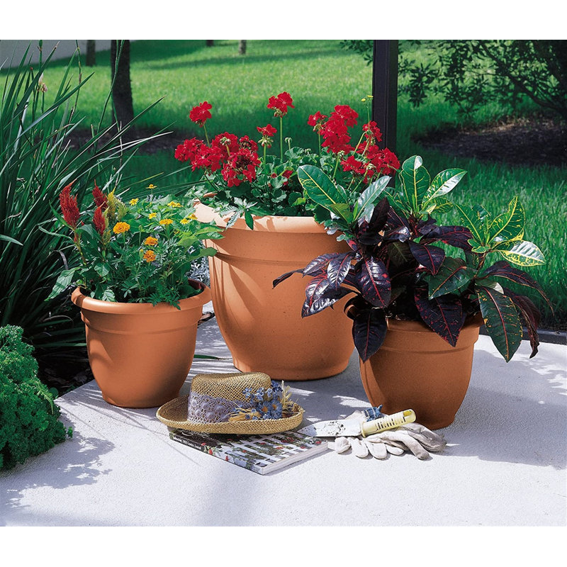 Ketzaly Pot Planter, 8.5" H x 11" W x 11" D,  Honey Dew