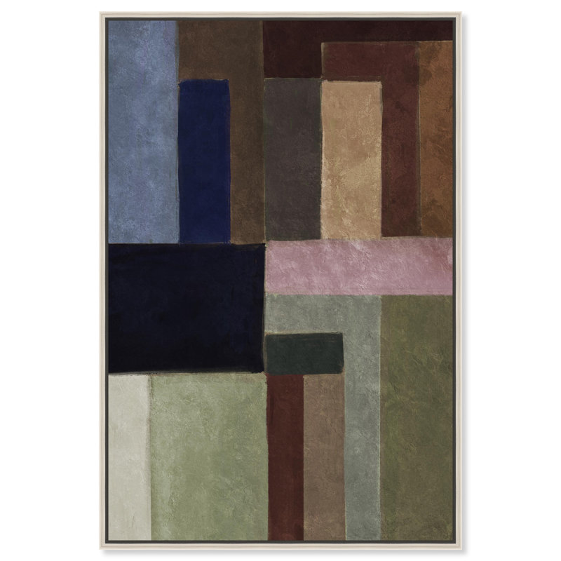 Perfect Fit Print by Oliver Gal, 55" H x 37" W, Silver Floater Frame