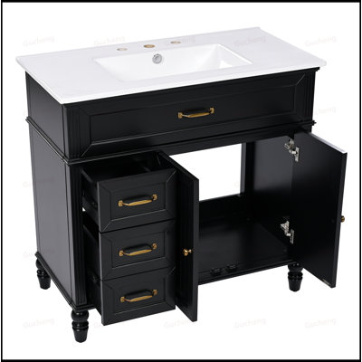 Meuble-lavabo 36 po avec lavabo et tiroirs 36 po