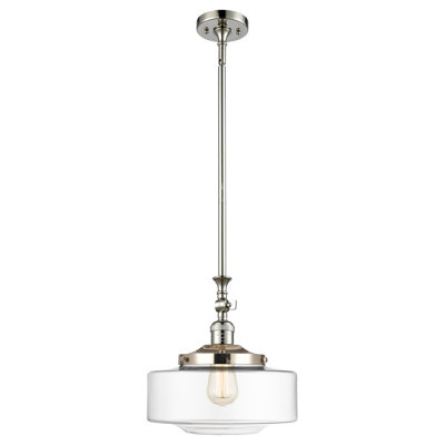 Mini-luminaire suspendu inclinable 12 lumières Franklin Restoration - Lainee - ampoule DEL - finition chrome - abat-jour blanc