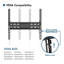 Crawford Tilt Universal Wall Mount for 20"-50" LCD Plasma LED Screens