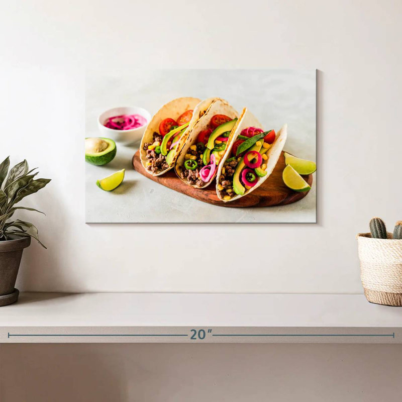 Tacos frais Yarlin, H 8 po x l 12 po