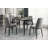 Kiylee Stone Top Metal Base Dining Table