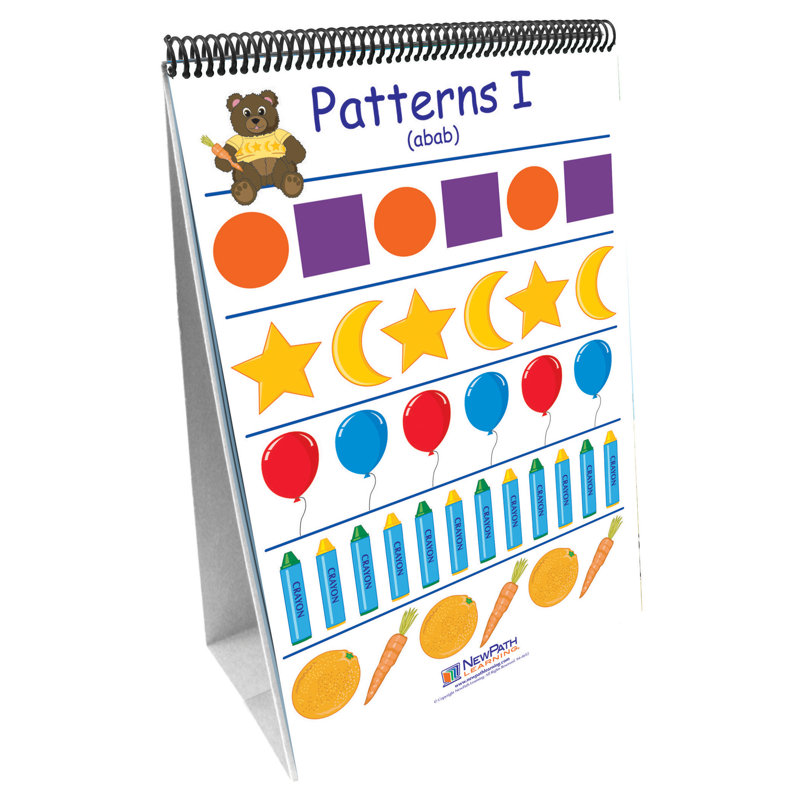 New Path Learning Patterns & Sorting Curriculum Mastery Flip Chart