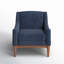 Fauteuil Arshanti avec pieds en bois massif-76353536