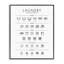 «Minimal Laundry Nettoyage Symbols», art mural sur toile flottante noire par Martina Pavlova-943188315-951670818