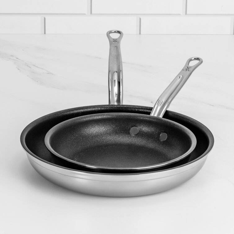 Hestan ProBond Stainless Steel 2-Piece TITUM Nonstick Skillet Set