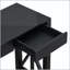Console en placage d'acacia de 60 pouces avec 4 tiroirs et pieds en X-409949216