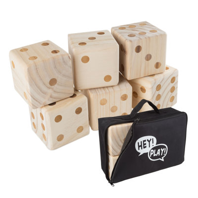 Giant Wooden Dice Set