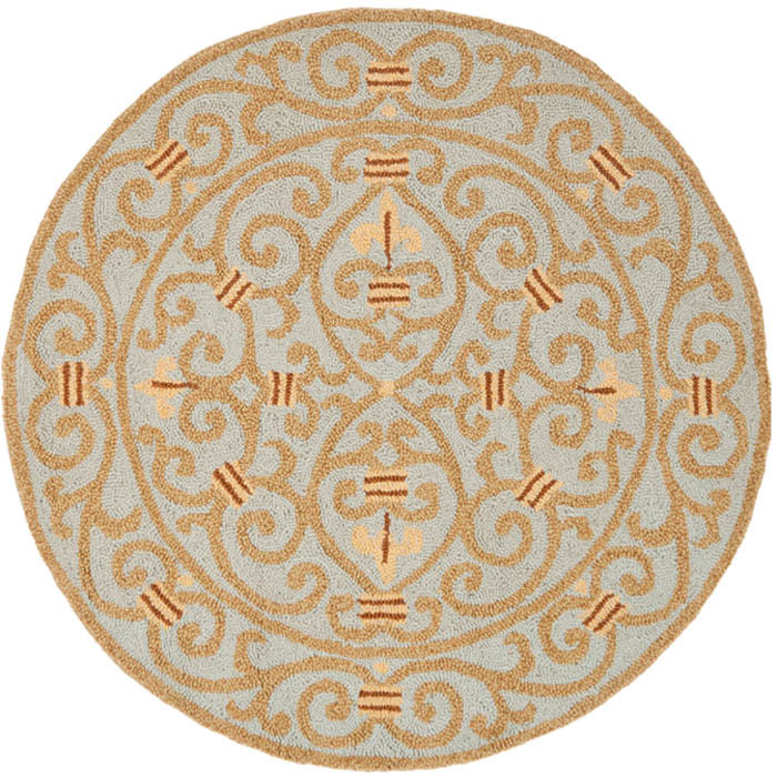 Cher Hand Hooked Wool Pile Oriental Rug