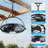 20" Outdoor Waterproof Plug-in Fandelier Ceiling Fan with Dimmable LED Light and Remote-1691773901