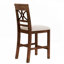 Ensemble de salle à manger à hauteur de comptoir 6 pièces avec rangement Rustic, comprenant table, banc et 4 chaises pour une utilisation polyvalente