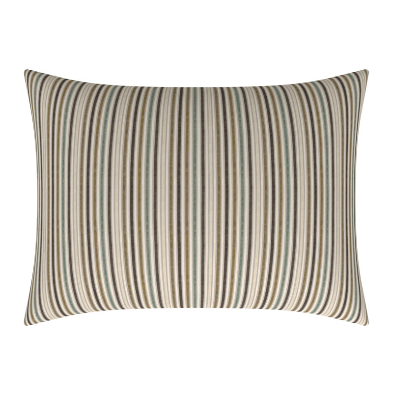 Striped Feather Reversible Throw Pillow, 26"H x 39"W