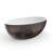 67 Inch Freestanding Solid Surface Soaking Bathtub, Matte White And Walnut, One - Piece Build, Enhances Bathroom Luxury In Family Bathrooms 67*38.85*22 Surface, Finish, Safe