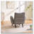 Boucle Upholstered  Accent Chair-1166052025