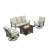 Suad 5 - Person Patio Conversation Set with Cushions