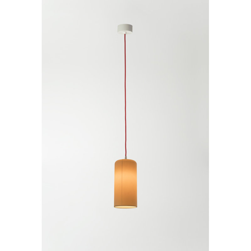 Be.pop 1 - Light Cylinder Pendant, Red, Neutral