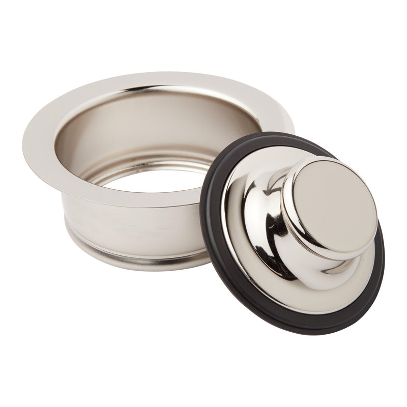 Bride et bouchon pour poubelle de cuisine 3-1 / 2 po
