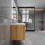 Meuble-lavabo simple 59 po avec plateau en acrylique Cresco-1207083132