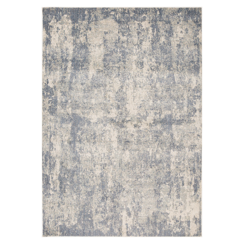 Abstract Indoor Rug, Rectangle 6'7" x 9'