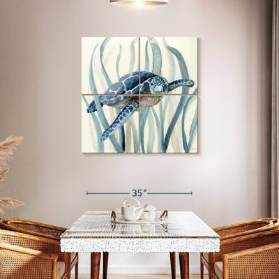 Brampt Turtle In Seagrass I