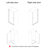 32-36"W X 72"H Left And Right Opening Universal Pivot Shower Door, Open Outside, With 1/4" And 5/16" Tempered Glass-120178821