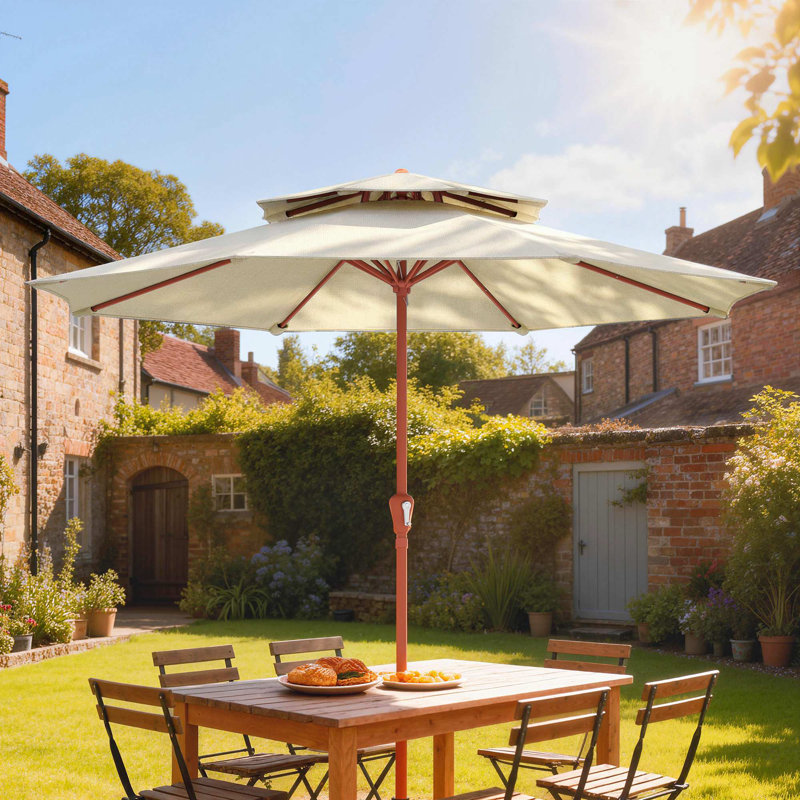 265cm Market Parasol, Cream