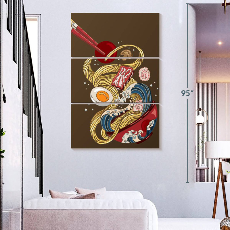Yarlin Japanese Wave Ramen, 74" H x 48" W