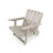 Shoreline Fully Assembled All-Weather HDPE Outdoor Folding Modern Adirondack Chair-1790042045