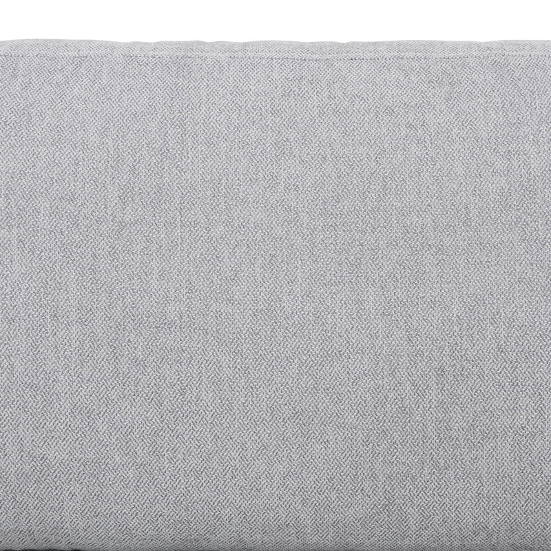 Canapé modulaire rembourré 8 pièces Gigel, Microfibre grise