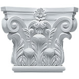 Corinthian Capital (Fits Pilasters up to 5 5/8"W x 3/4"D)