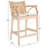 Caedon Gianni Rattan Upholstered Counter Stool-1565020266