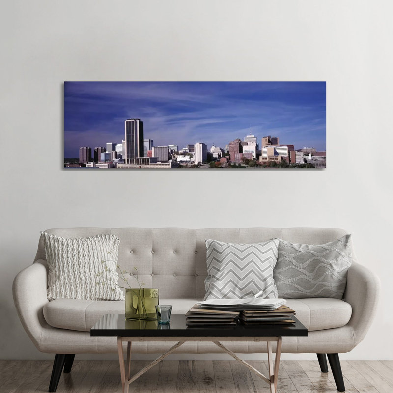 Downtown Skyline, Richmond, Virginia, USA by Panoramic Images - Wrapped Canvas Panoramic Print, 182.88 cm H x 60.96 cm W