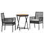 2 - Person Patio Dining Set Rectangular Table with Cushions Included-1238927965