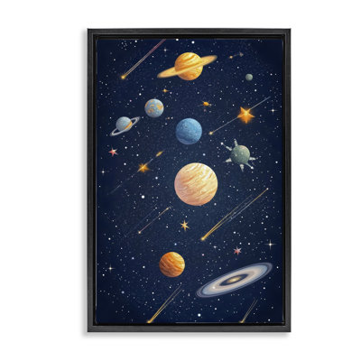 Cadre flottant The Galaxy Composition, design Creative Studio