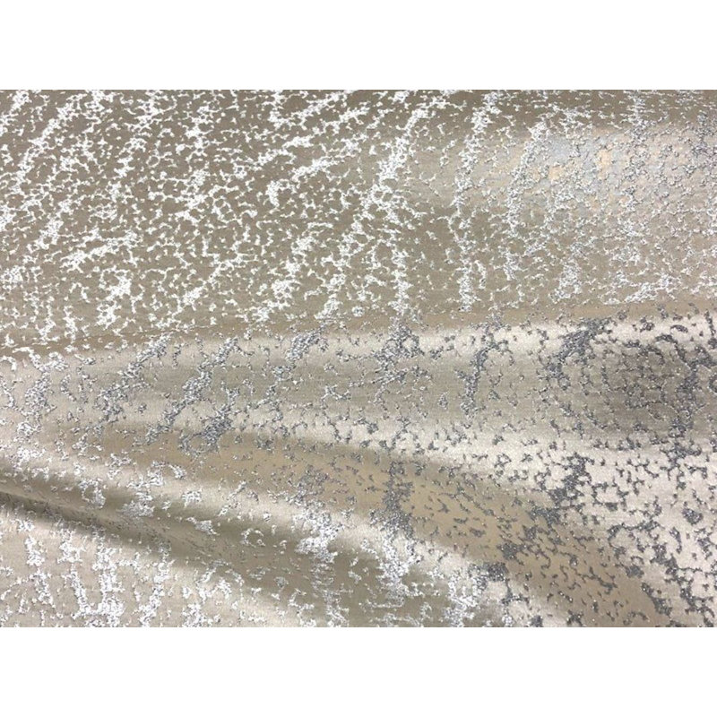 Tissu, Ivoire / Argenté