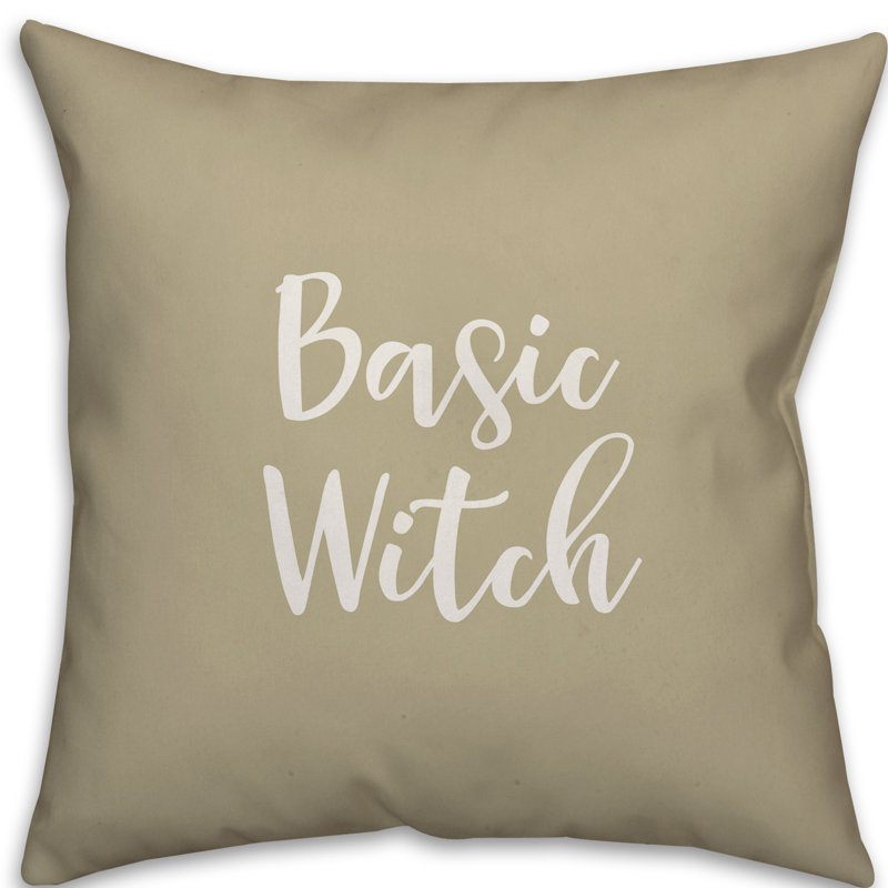 Reversible Throw Pillow, Beige, Throw Pillow