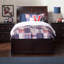 Lit plateforme en bois massif avec pied de lit Lundy-87940217-87940218