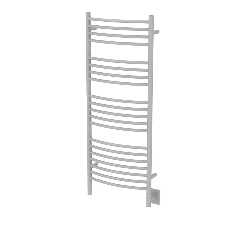 Jeeves Straight Towel Rail Towel Warmer, White