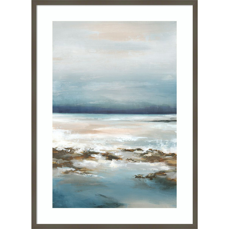 «Coastal Melody» par Luna Mavis, impression sur bois encadrée, H 41 po x l 30 po