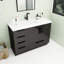 Meuble-lavabo autoportant avec tiroirs latéraux Carla-2065889998-2065889996