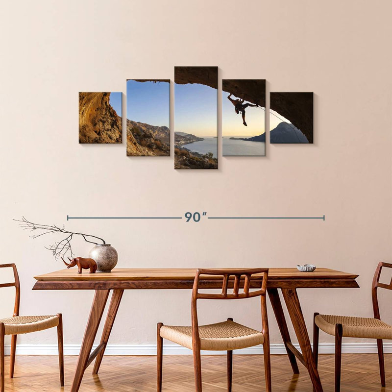 Cave Climbing, 36" H x 80" W