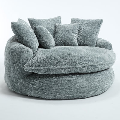 Fauteuil rond surdimensionné de 55 pouces