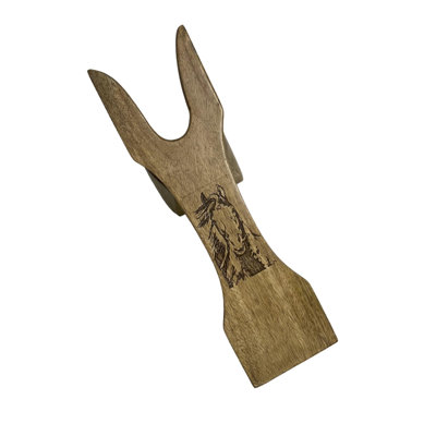 Branding Iron Boot Jack - Natural