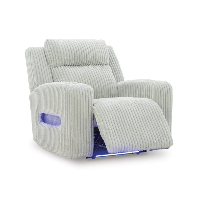 Odhren Power Recliner, White