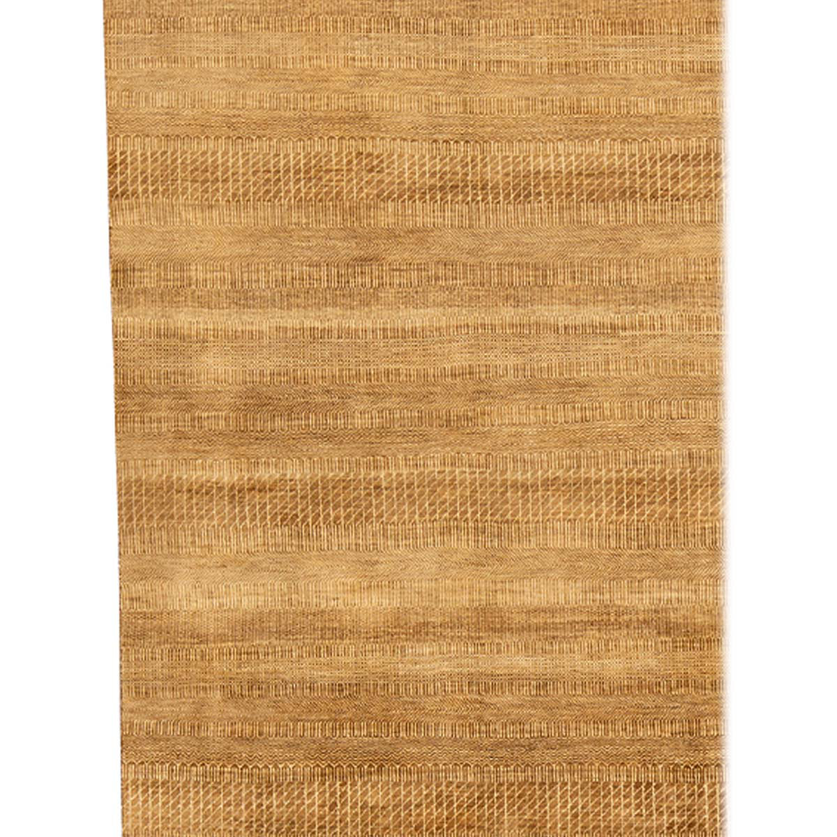 Bokara Rug Co., Inc. Striped Handmade Hand-Knotted Rectangle 6'1