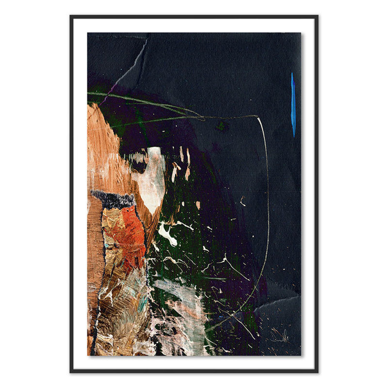 Class Print by Dan Hobday, 72" H x 50" W, Black 