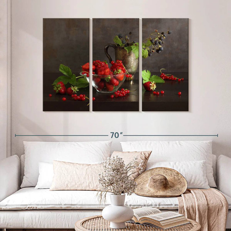 Yarlin Midsummer Berries, 32" H x 50" W